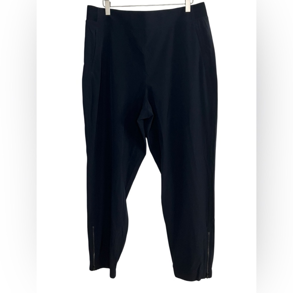 Athleta Brooklyn Heights High Rise Jogger 16 Pants Travel Work Comfort Blue